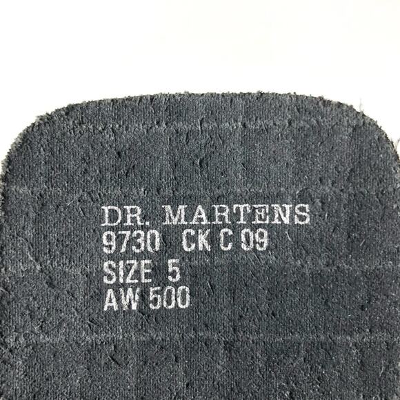 NEW Vintage Dr Martens Croc Patent Leather Knee High Square Toe Heeled Boots 7 - Picture 14 of 14